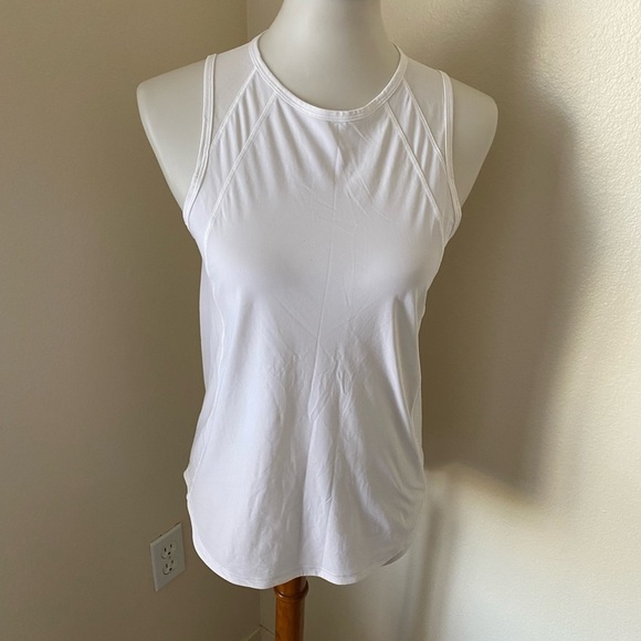 lululemon athletica Tops - Lululemon Women’s Athletic Tank White Fit Medium Activewear Top